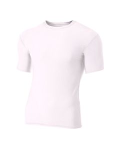 A4 N3130 - Shorts Sleeve Compression Crew Shirt