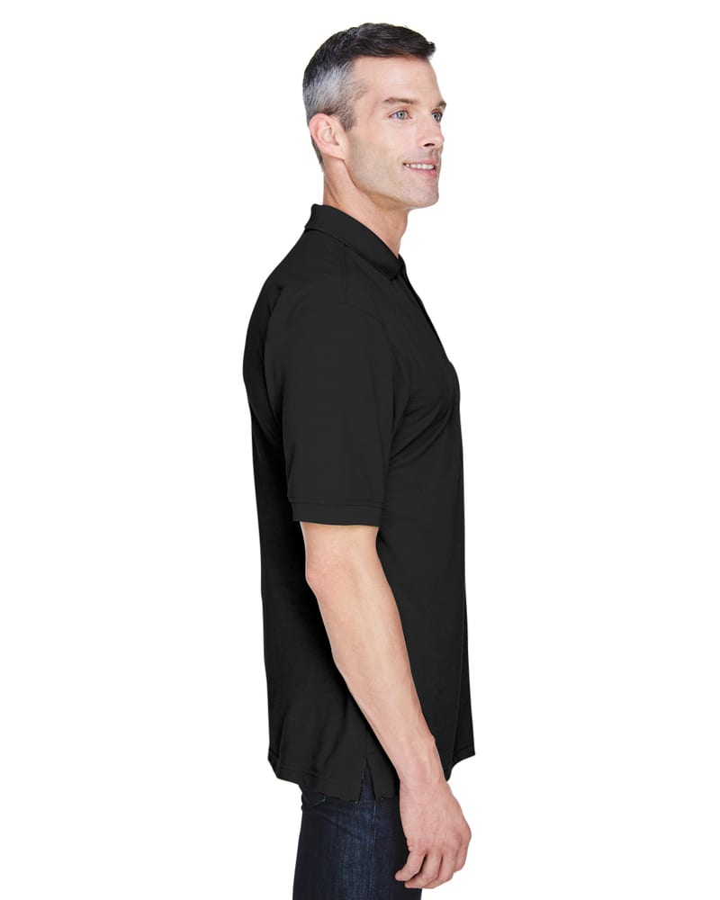 Harriton M265P - 5.6 oz. Easy Blend Polo 
with Pocket