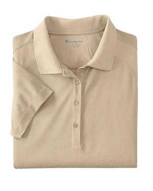 Harriton M374W - Ladies 3.8 oz. Polytech Mesh Insert Polo