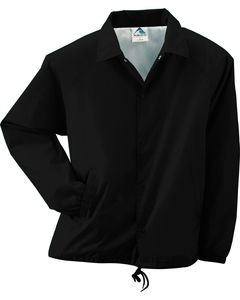 Augusta 3101 - Youth Lined Nylon Coach's Jacket Black