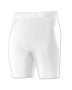 A4 N5259 - Men's 8" Inseam Compression Shorts White
