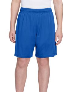 A4 NB5244 - Youth 6" Inseam Cooling Performance Shorts Royal blue