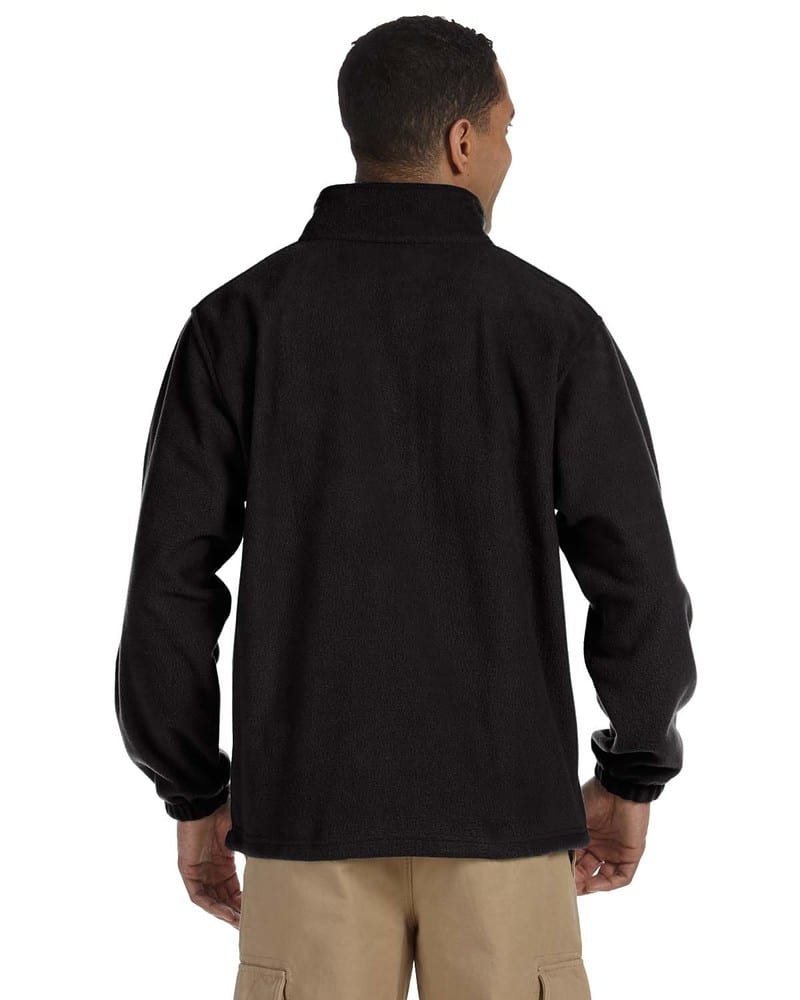 Harriton M990T - Men's Tall 8oz. Full-Zip Fleece