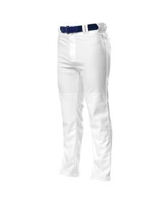 A4 NB6162 - Youth Pro Style Open Bottom Baggy Cut Baseball Pants White