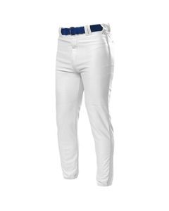 A4 NB6178 - Youth Pro Style Elastic Bottom Baseball Pants White