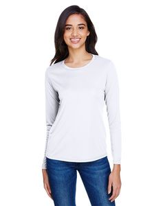 A4 NW3002 - Ladies Long Sleeve Cooling Performance Crew Shirt White