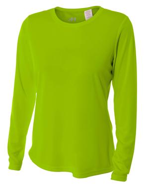 A4 NW3002 - Ladies Long Sleeve Cooling Performance Crew Shirt