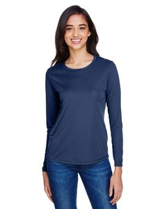 A4 NW3002 - Ladies Long Sleeve Cooling Performance Crew Shirt Navy