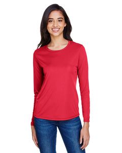 A4 NW3002 - Ladies Long Sleeve Cooling Performance Crew Shirt Scarlet