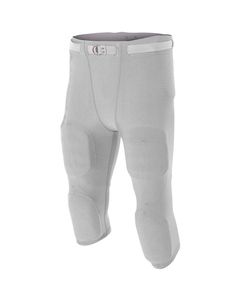 A4 N6181 - Men's Flyless Football Pants Silver