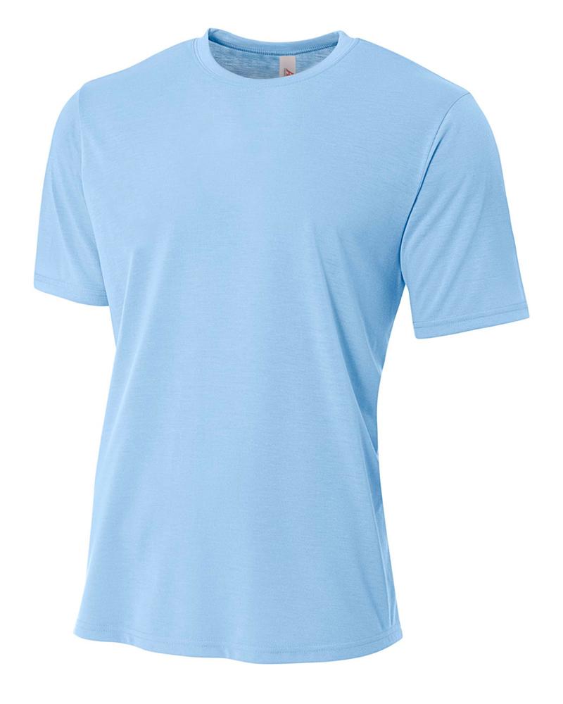 A4 N3264 - Men's Shorts Sleeve Spun Poly T-Shirt