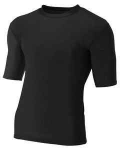 A4 N3283 - Men's 7 vs 7 Compression T-Shirt Black