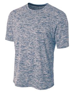 A4 N3296 - Men's Space Dye T-Shirt Navy