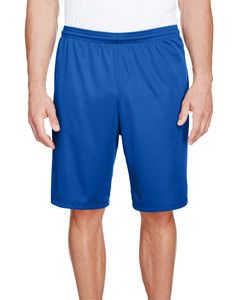 A4 N5338 - Men's 9" Inseam Pocketed Performance Shorts Royal blue