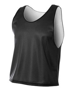 A4 NB2274 - Youth Lacrosse Reversible Practice Jersey Black/White