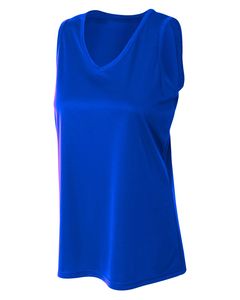 A4 NW2360 - Ladies Athletic Tank Top Royal blue