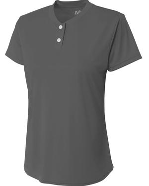 A4 NW3143 - Ladies Tek 2-Button Henley Shirt