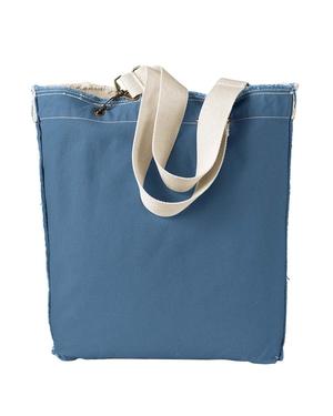 Authentic Pigment 1906 - 14 oz. Direct-Dyed Raw-Edge Tote