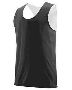 Augusta 149 - Youth Wicking Polyester Reversible Sleeveless Jersey Black/White