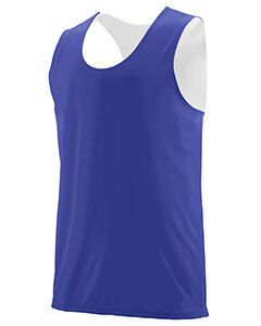 Augusta 149 - Youth Wicking Polyester Reversible Sleeveless Jersey Purple/White