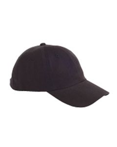 Big Accessories BX001Y - Youth 6-Panel Brushed Twill Unstructured Cap Black