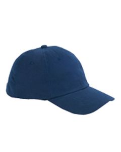 Big Accessories BX001Y - Youth 6-Panel Brushed Twill Unstructured Cap Navy