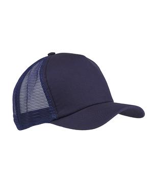 Big Accessories BX010 - 5-Panel Twill Trucker Cap