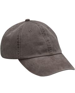 Adams AD969 - 6-Panel Low-Profile Washed Pigment-Dyed Cap Espresso