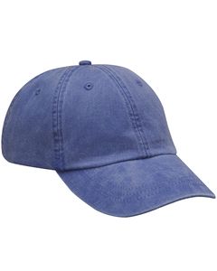 Adams AD969 - 6-Panel Low-Profile Washed Pigment-Dyed Cap Royal blue
