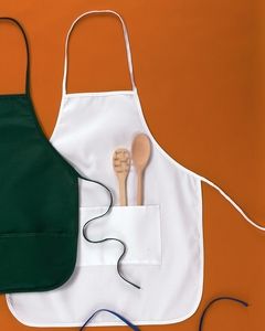 Big Accessories APR52 - Two-Pocket 28" Apron White