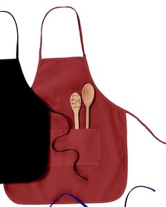 Big Accessories APR52 - Two-Pocket 28" Apron Red