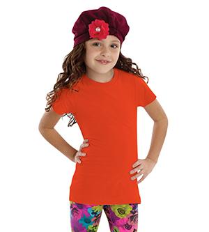 LAT 2616 - Girls Fine Jersey Longer Length T-Shirt