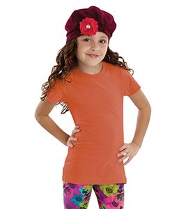 LAT 2616 - Girls Fine Jersey Longer Length T-Shirt