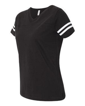 LAT 3537 - Ladies' Vintage Football T-Shirt