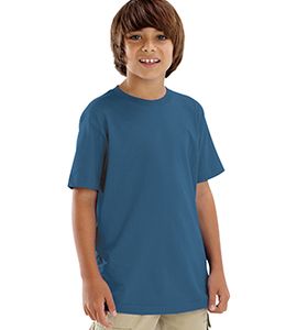 LAT 6101 - Youth Fine Jersey T-Shirt Indigo