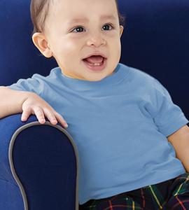 Rabbit Skins 3322 - Fine Jersey Infant T-Shirt Carolina Blue