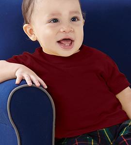 Rabbit Skins 3322 - Fine Jersey Infant T-Shirt Garnet