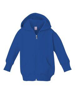 Rabbit Skins 3446 - Infant Hooded Full-Zip Sweatshirt Royal blue