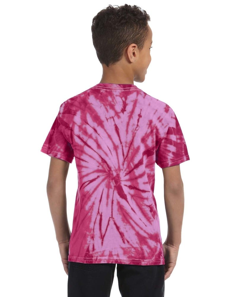 Tie-Dye CD101Y - Youth 5.4 oz., 100% Cotton Spider Tie-Dyed T-Shirt