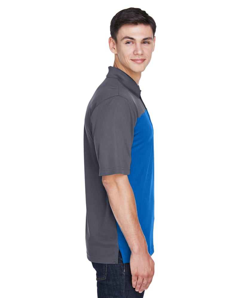 Ash CityCore 365 CE101 - Men's Balance Colorblock Performance Piqué Polo