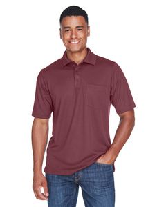 Ash CityCore 365 88181P - Men's Origin Performance Piqué Polo with Pocket Burgundy