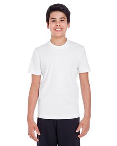 Team 365 TT11Y - Youth Zone Performance Tee White