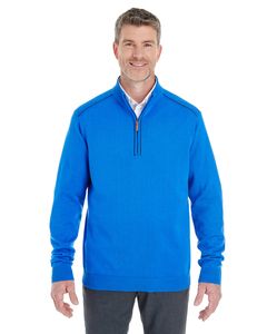 Devon & Jones DG478 - Mens Manchester Fully-Fashioned Half-Zip Sweater