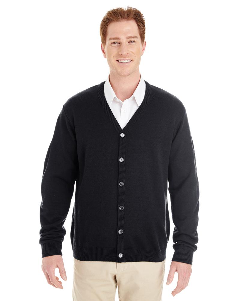 Harriton M425 - Men's Pilbloc V-Neck Button Cardigan Sweater