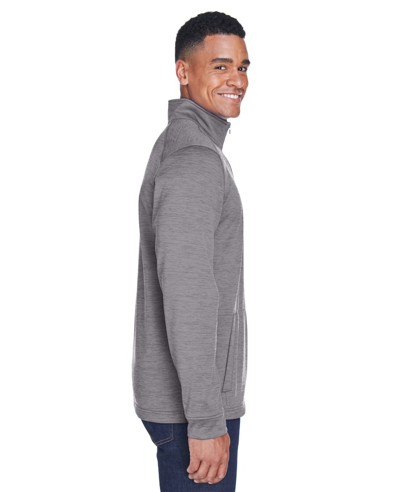 Devon & Jones DG798 - Men's Newbury Mélange Fleece Quarter-Zip