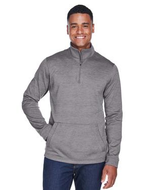 Devon & Jones DG798 - Mens Newbury Mélange Fleece Quarter-Zip