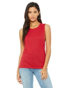 Bella+Canvas B8803 - Ladies Flowy Scoop Muscle T-Shirt Red