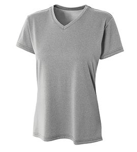 A4 NW3381 - WOMEN'S HEATHER PERFORMANCE V-NECK Royal Heather