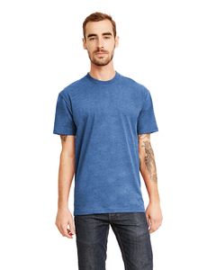 Next Level 6410 - Premium Fitted Sueded Crew Hthr Cool Blue