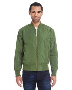 Threadfast 395J - Unisex Bomber Jacket Army